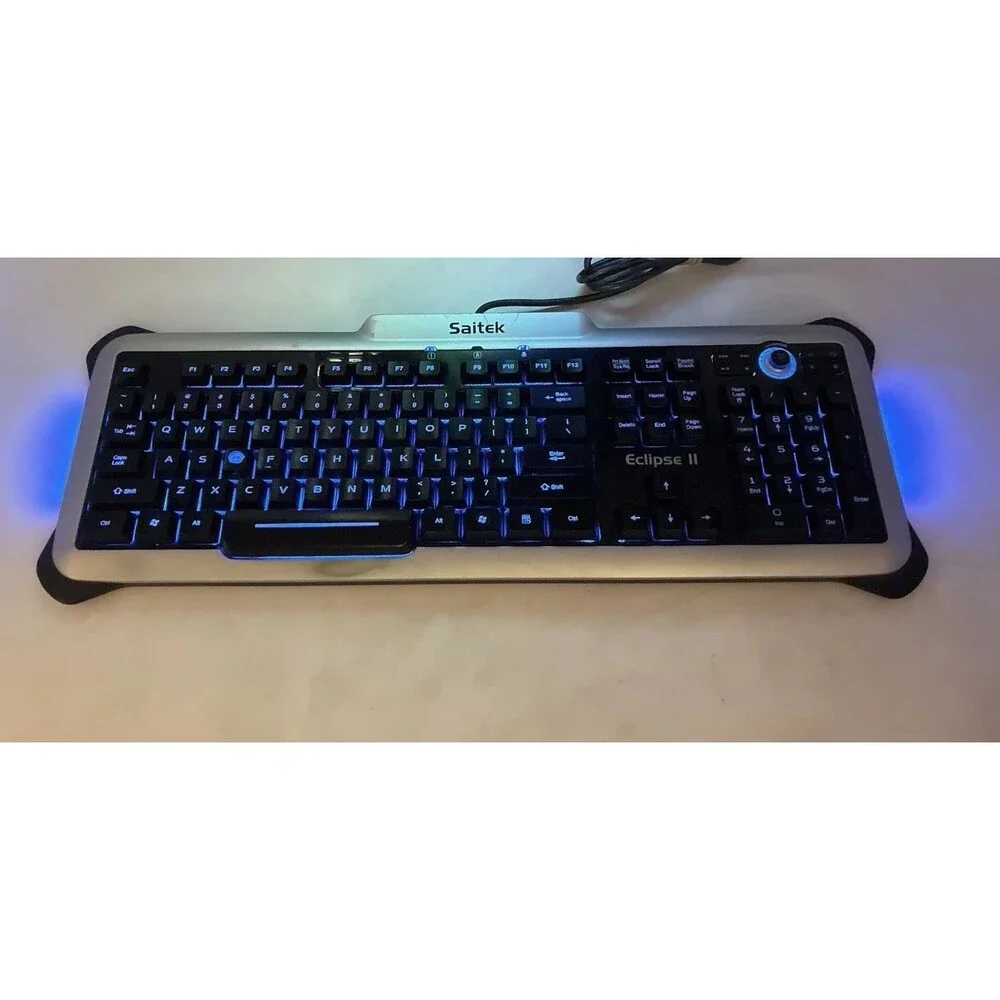 Saitek Eclipse II Keyboard PK02AU Model KU-0603 • Works
